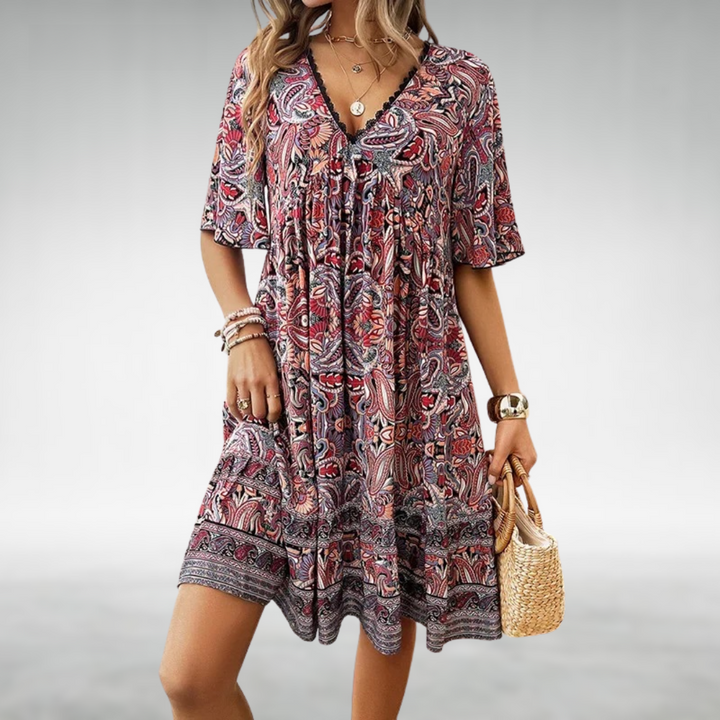 Quinley - Boho Swing Kleid