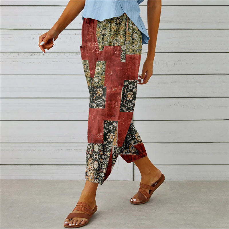 Shantal - Boho Bedruckte Hose