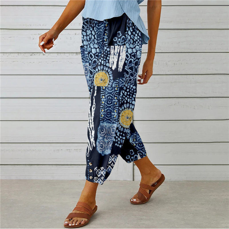 Shantal - Boho Bedruckte Hose