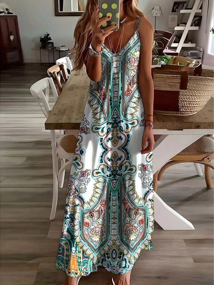 PUGAR™ - Schickes ärmelloses Sommer-Maxikleid mit Trägern
