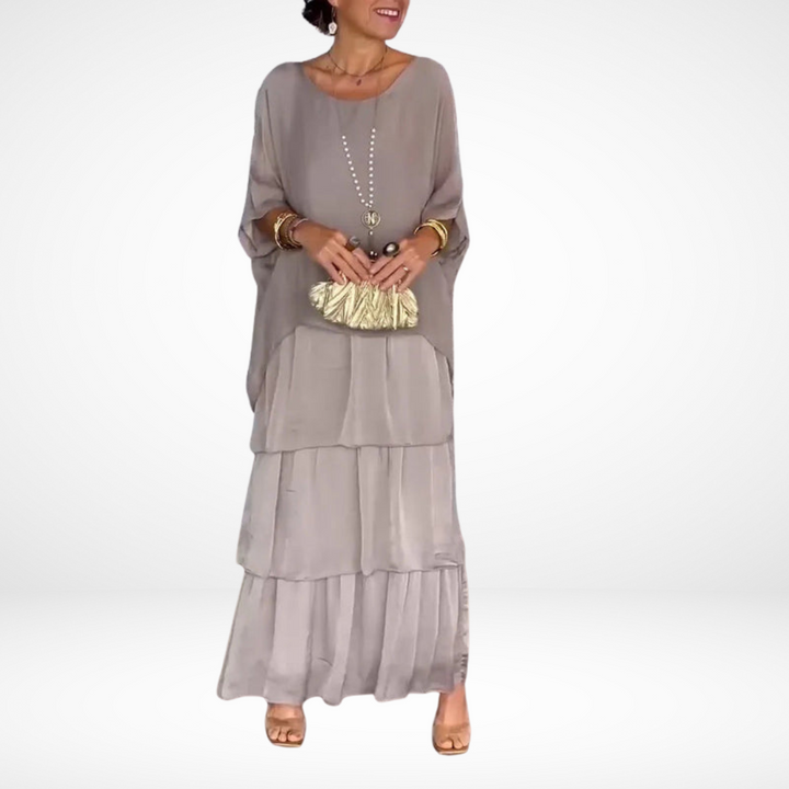 Hylda™ Kunstvolles Lässiges Maxikleid