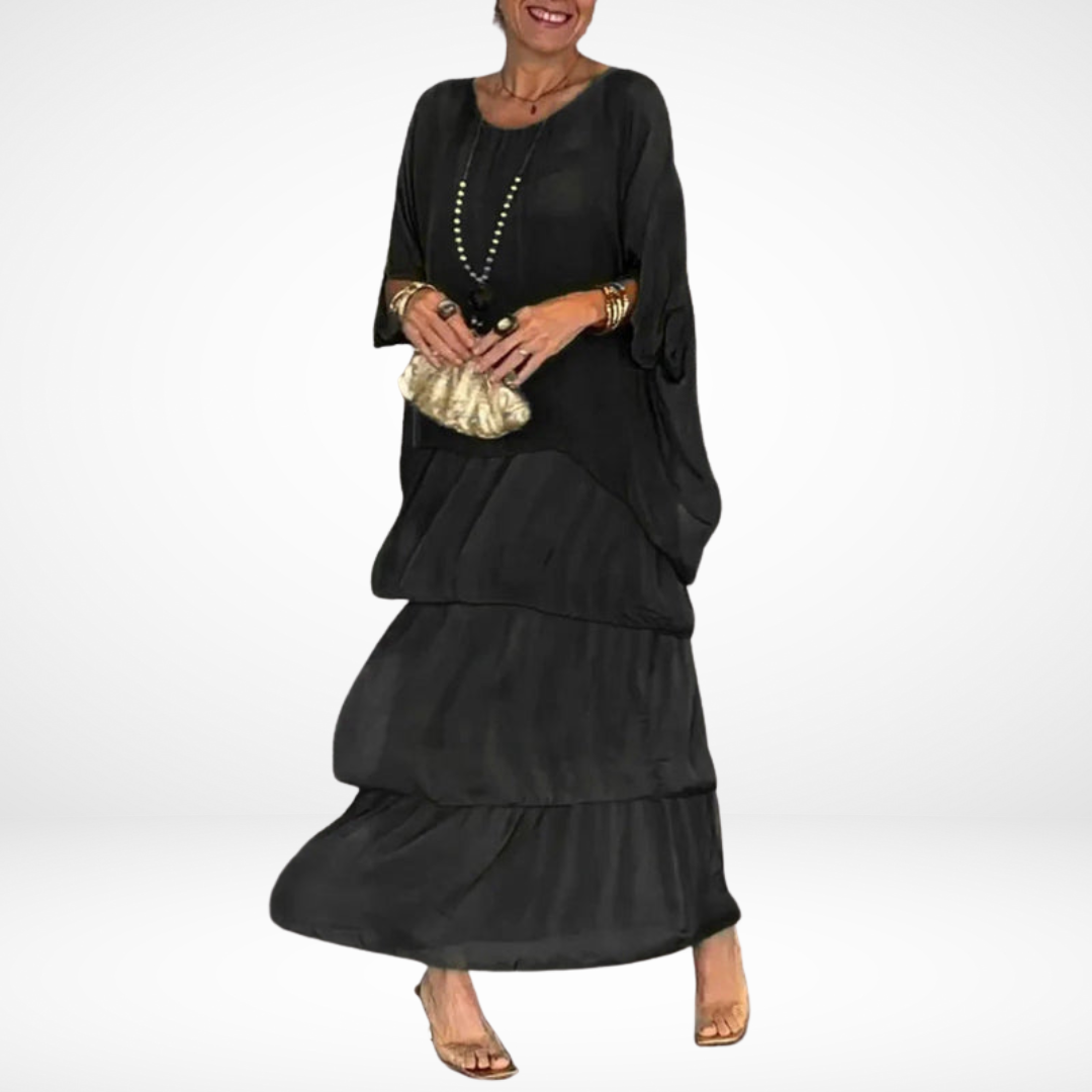 Hylda™ Kunstvolles Lässiges Maxikleid