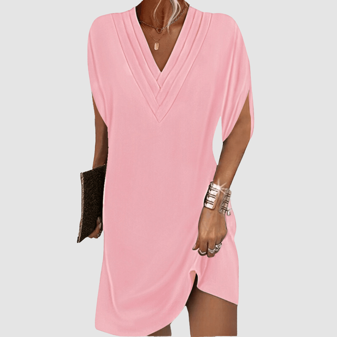 Alysa™ Elegantes Kleid mit Halbärmeln