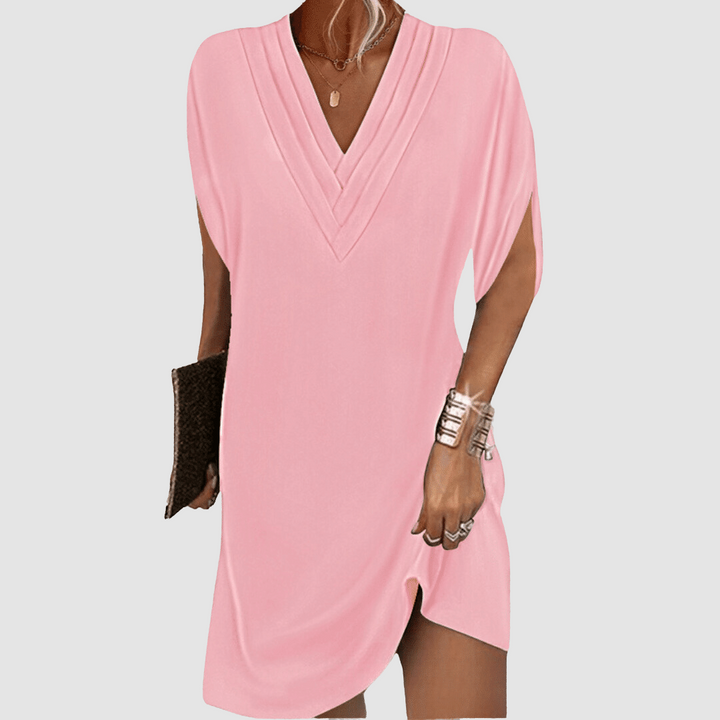 Alysa™ Elegantes Kleid mit Halbärmeln
