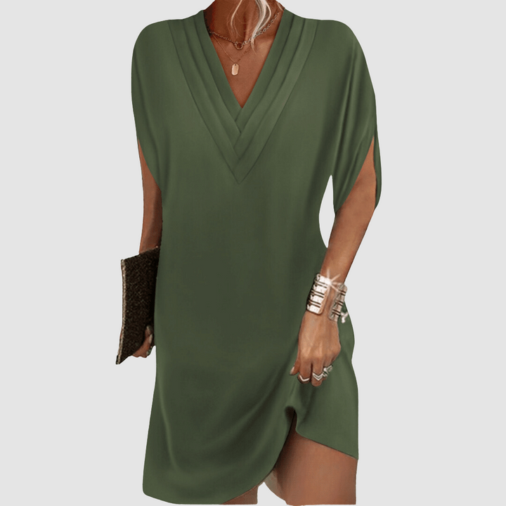 Alysa™ Elegantes Kleid mit Halbärmeln