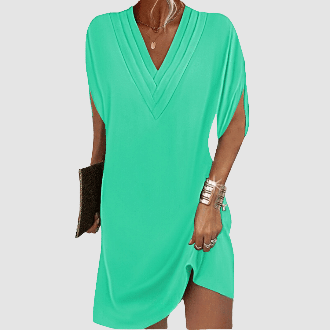 Alysa™ Elegantes Kleid mit Halbärmeln
