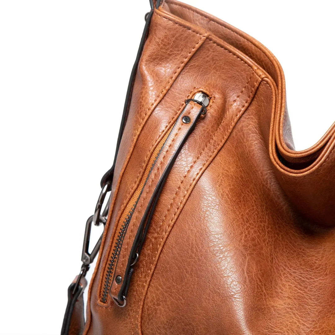 Priscillas Vintage-Charme | Lederhandtasche
