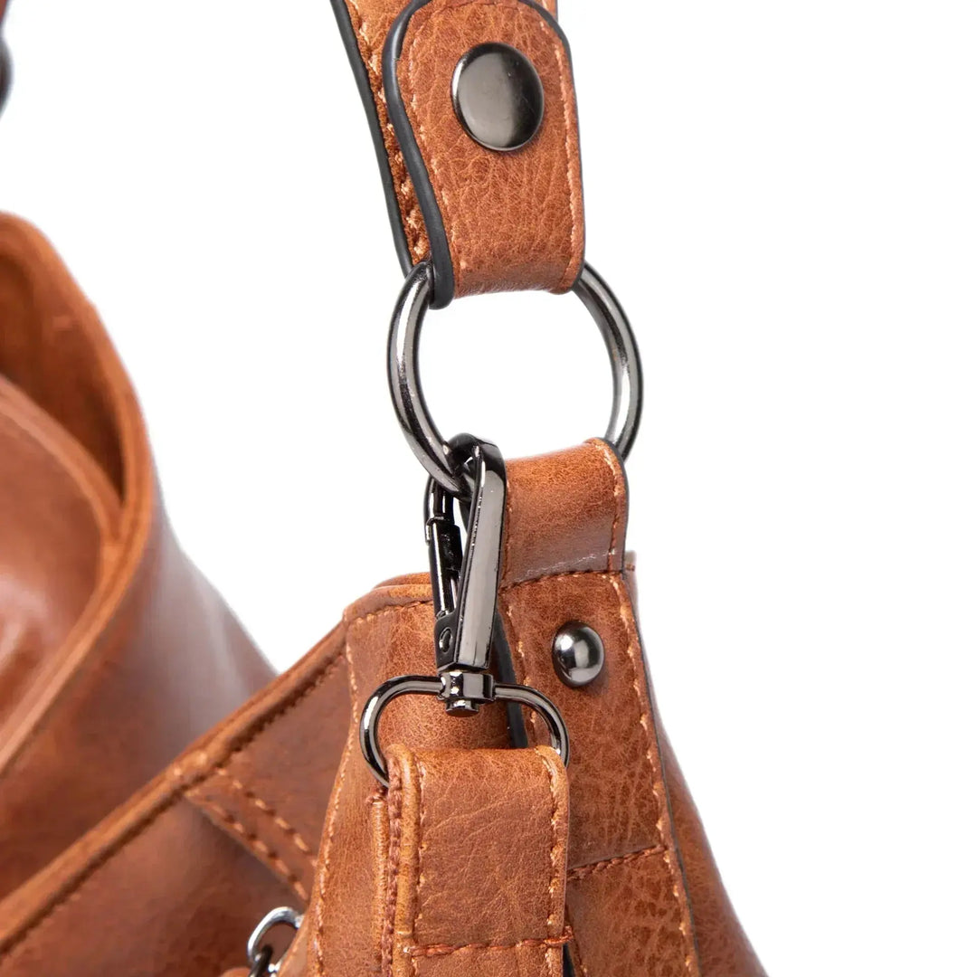 Priscillas Vintage-Charme | Lederhandtasche