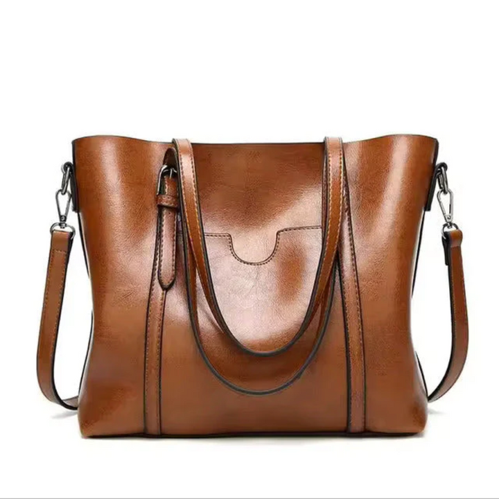 Anna's Luxe Classic | Schultertasche aus Kunstleder