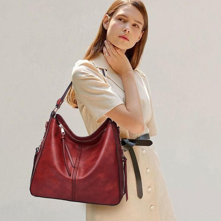 Brooklyn™ Tote Elegance | Große Kapazität Schultertasche