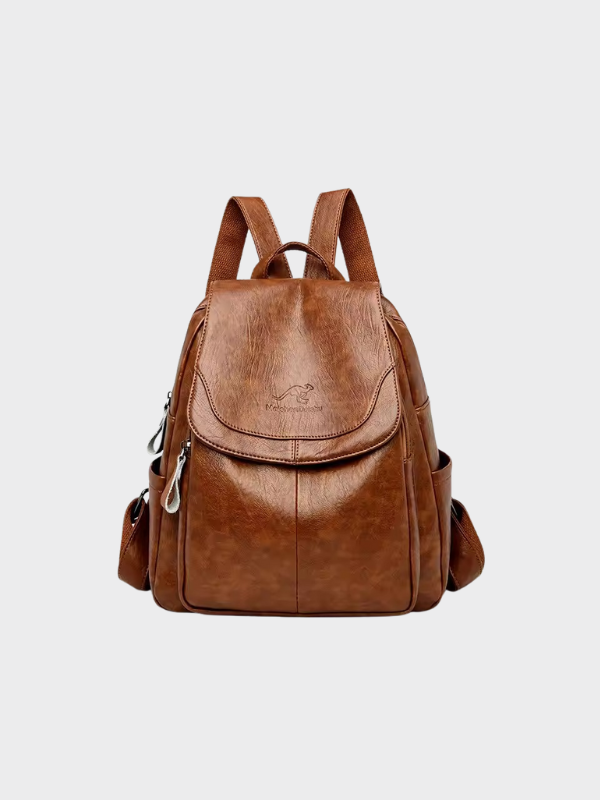 Isla - Diebstahlsicherer PU-Leder Rucksack mit RFID-Schutz und Stilvollem Design