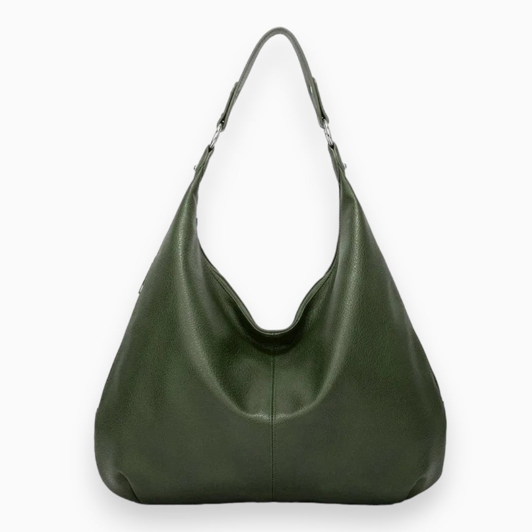 Faye - Lässige Leder Hobo-Tasche für den täglichen Gebrauch