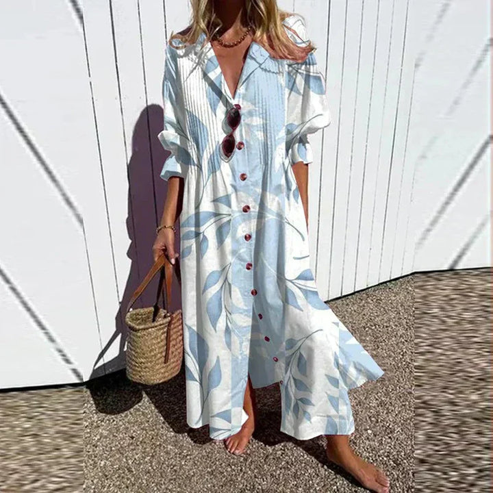 Cassidy™ – Maxikleid mit Boho-Ärmeln im Puffdesign