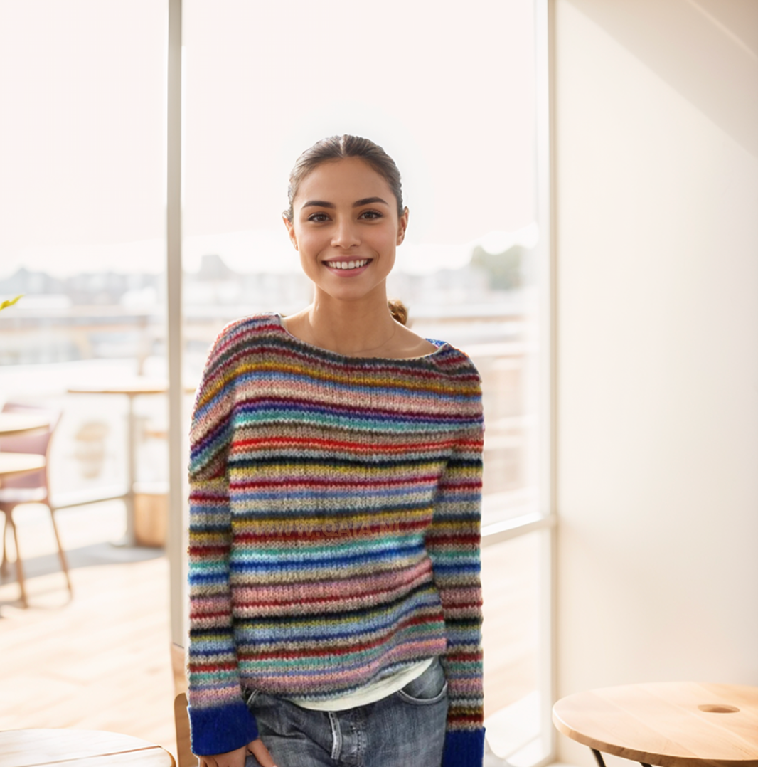 Izzel - Gemütlicher Fair Isle Pullover