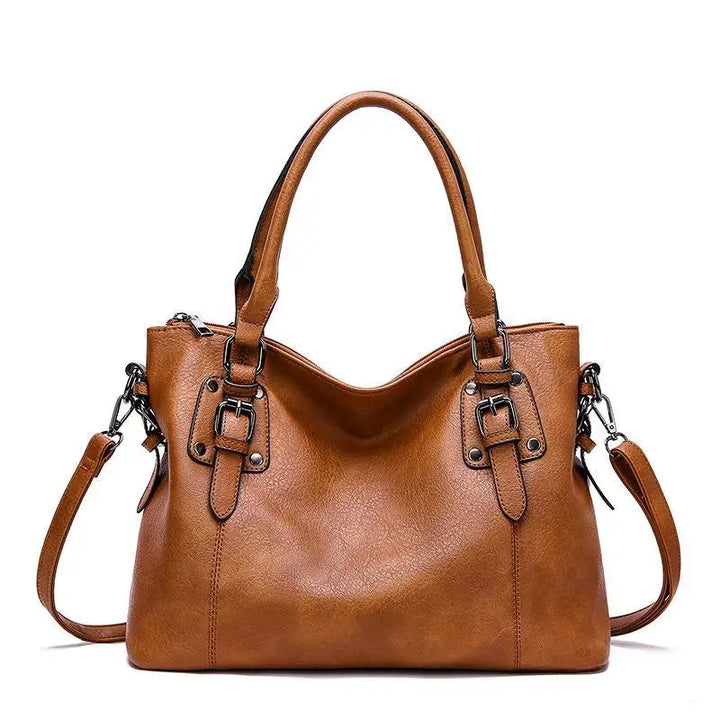 Siennas Anmutige Anziehung | Elegante Leder Schultertasche