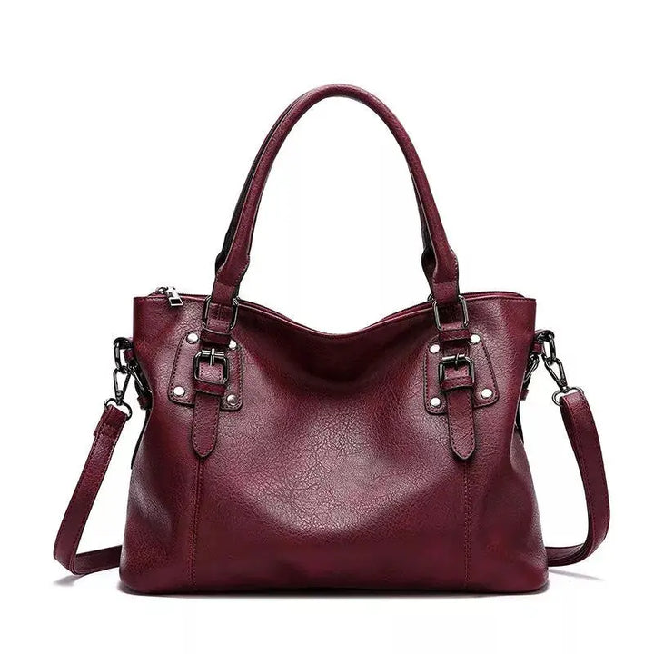 Siennas Anmutige Anziehung | Elegante Leder Schultertasche