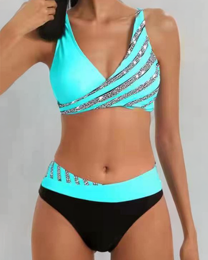 Mona - Bikini in warmen Farbtönen