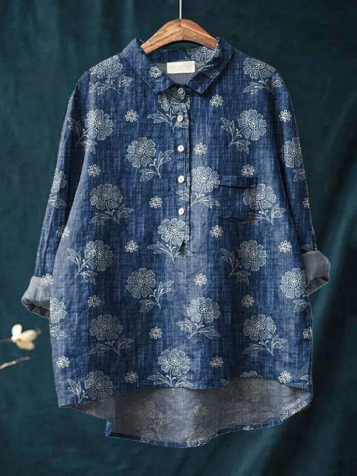 Lina | Vibrant Embroidered Blouse