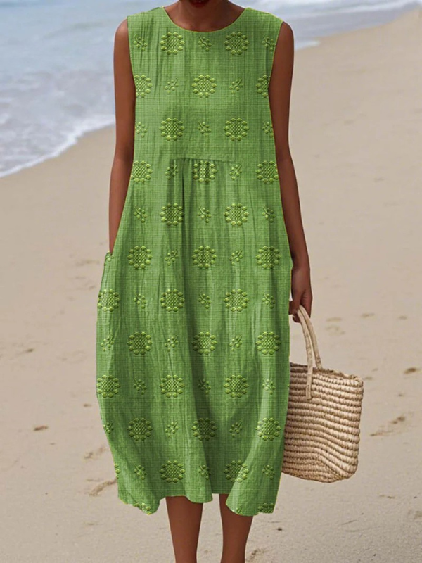 Sara™ Muster Midi Dress