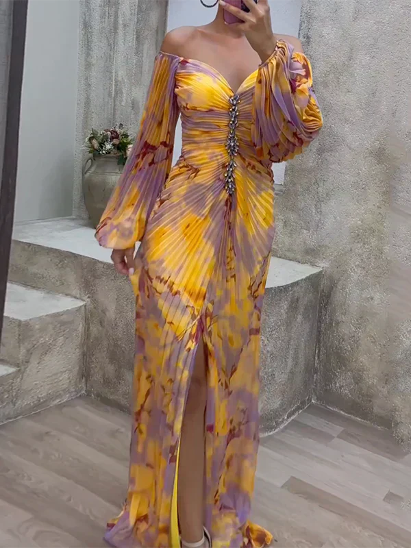 Kristine | Elegantes V-Ausschnitt Kleid