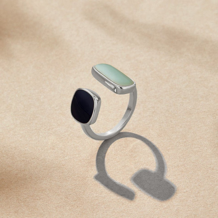 Silberring mit Aquamarin