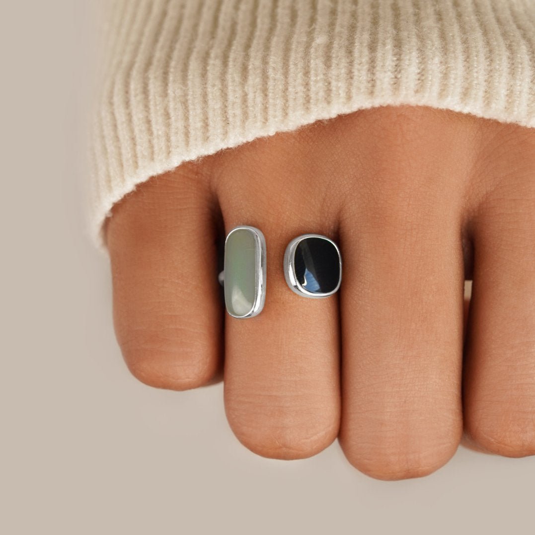 Silberring mit Aquamarin
