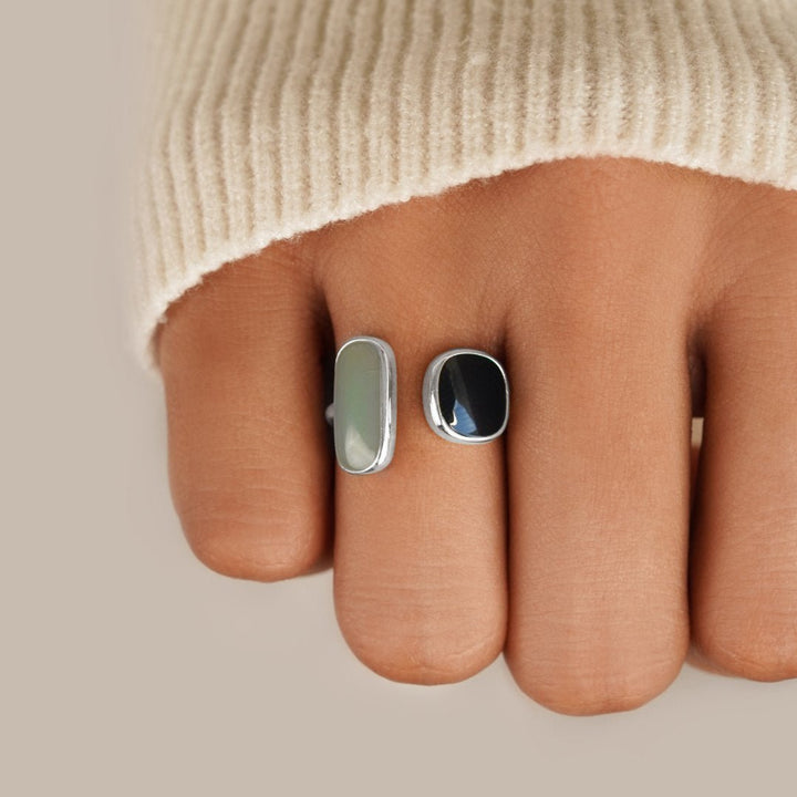 Silberring mit Aquamarin