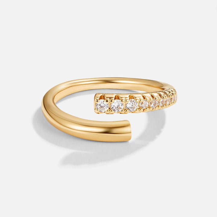 Arya Wickelring aus Gold und Kristall
