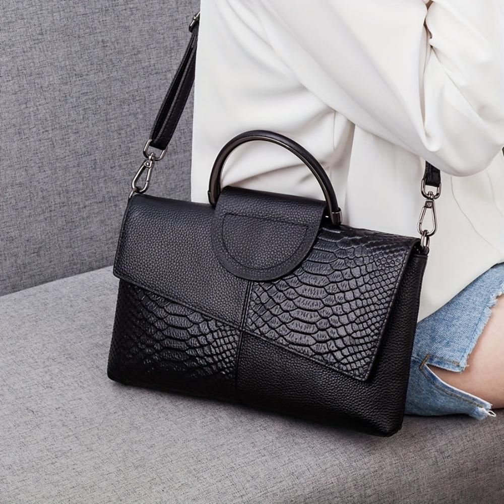 Cassandra | Handtasche mit opulentem Krokodil-Muster