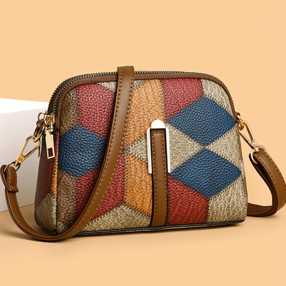 Luna | Mini Umhängetasche im Patchwork
