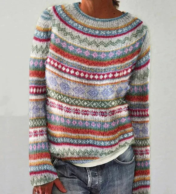 Izzel - Gemütlicher Fair Isle Pullover