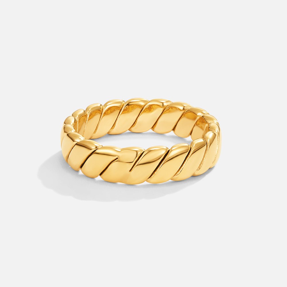 Verdrehter Unendlichkeit-Ring Calira