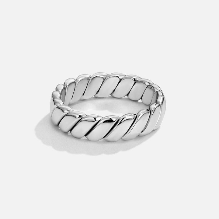 Silberring Calira Twisted Infinity