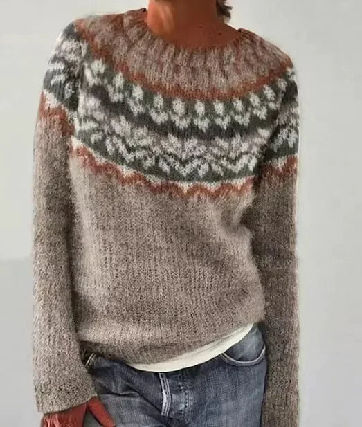 Izzel - Gemütlicher Fair Isle Pullover