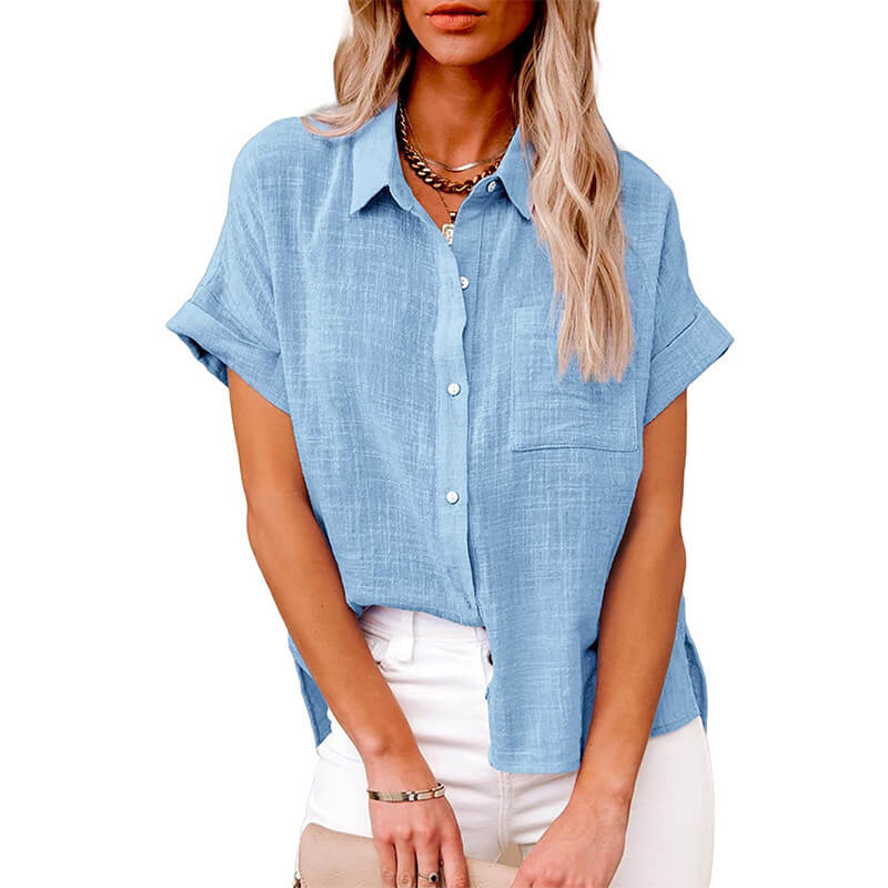 Miraqua - Zeitlose Button-Up Bluse