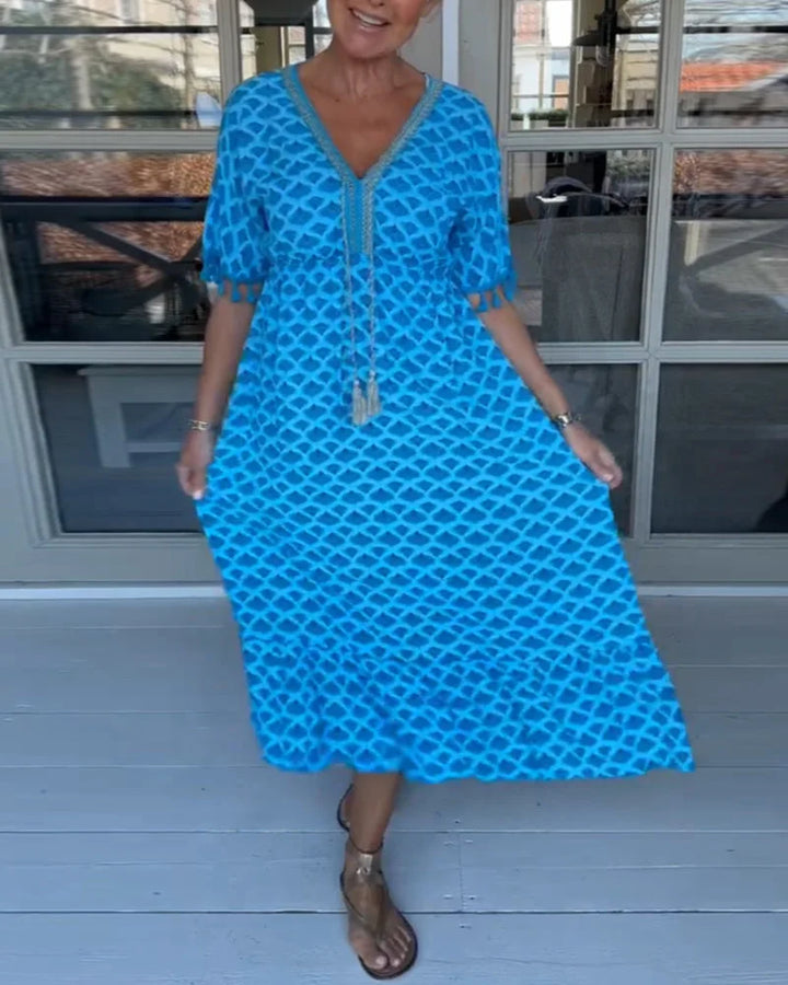 Felicity - Küstenwellen Kleid