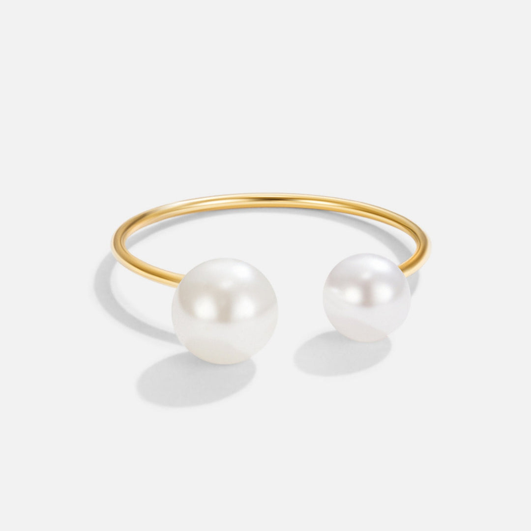 Durya Ring mit doppelter Perle