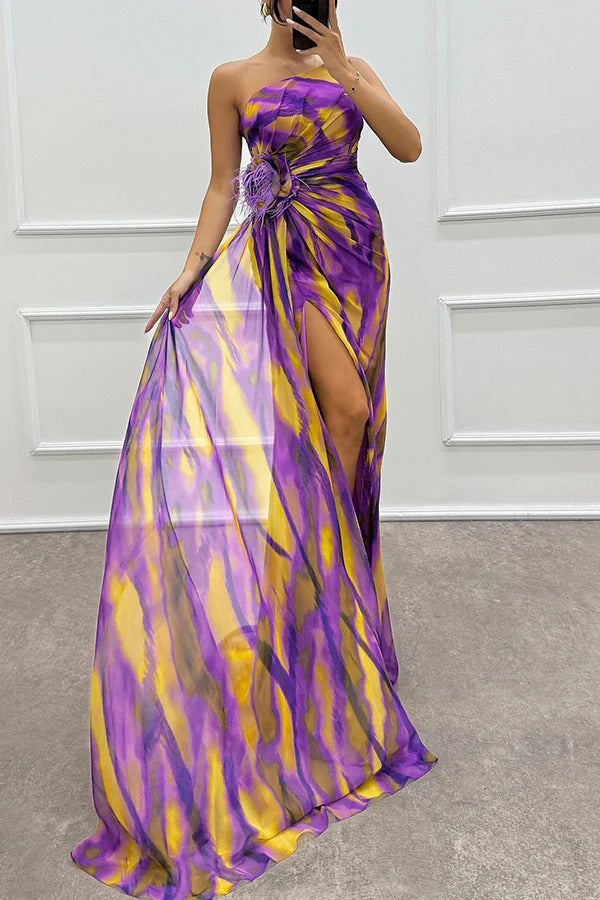 Lorna | Lebhaftes Drapiertes Kleid