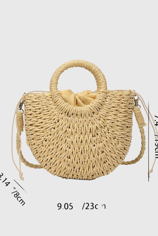 Sommer-Schultertasche – Schwarz