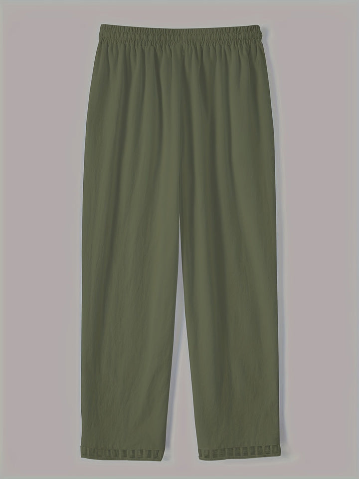 Wren – Kontrastdetails Cropped Relaxed Pants