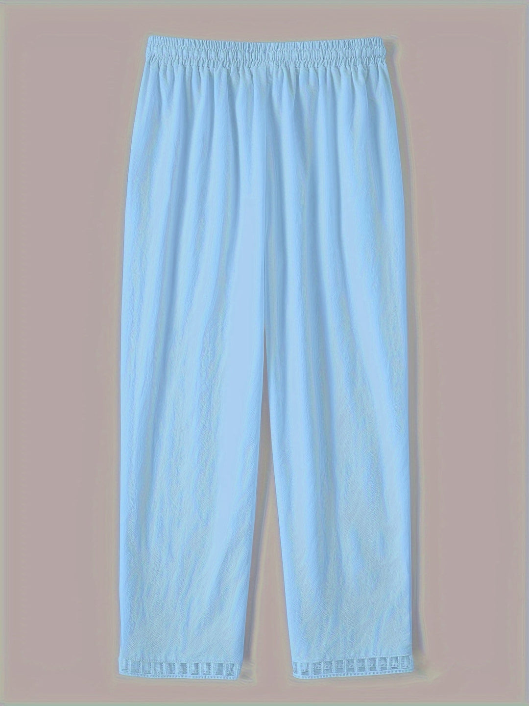 Wren – Kontrastdetails Cropped Relaxed Pants