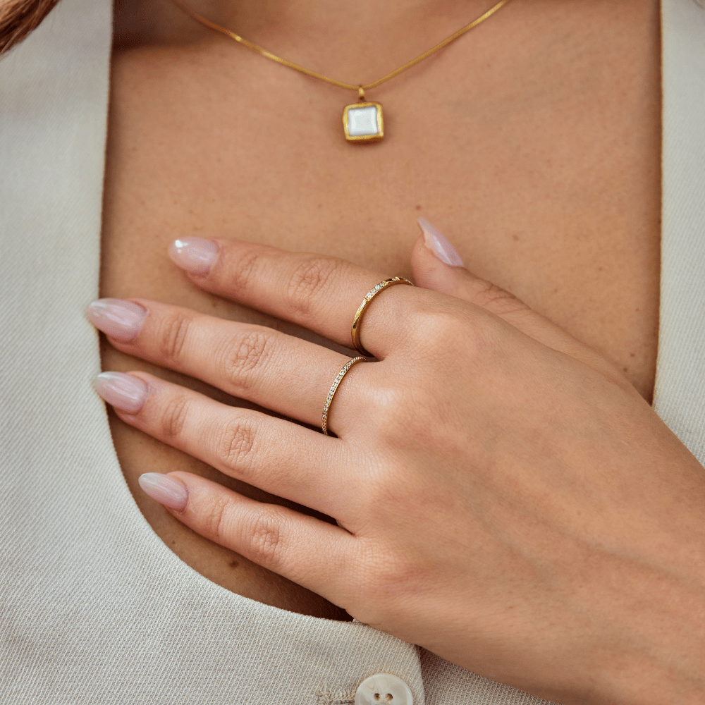 Ewigkeit Ring aus Kristall