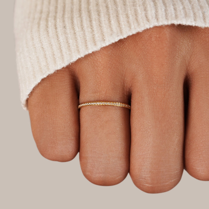 Ewigkeit Ring aus Kristall