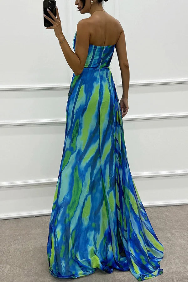 Lorna | Lebhaftes Drapiertes Kleid