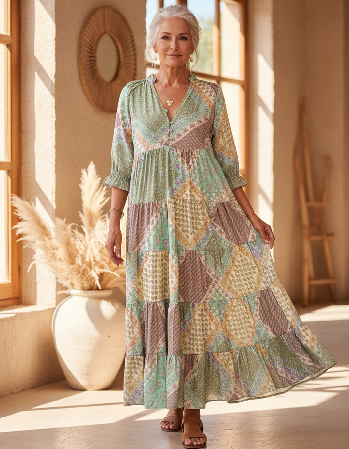 Florentina - Elegantes Bedrucktes Kleid