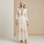 Amary - Boho Spitzenkleid