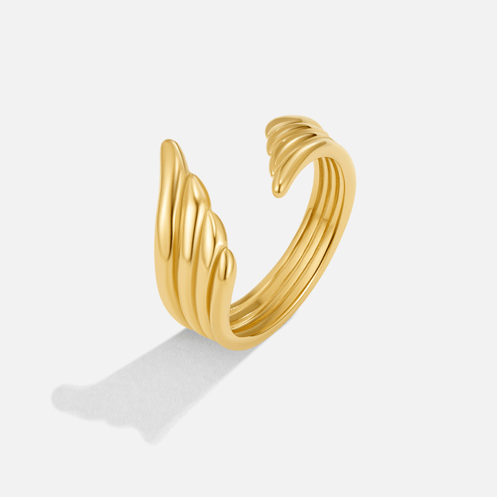 Goldener Engel-Flügelring