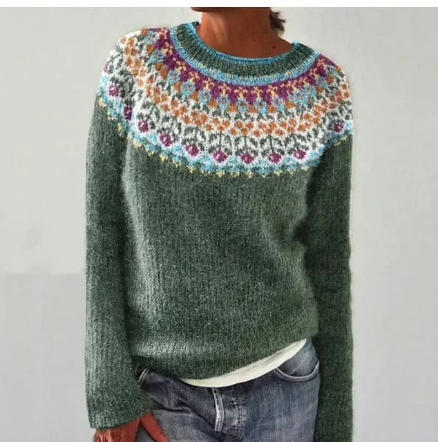 Izzel - Gemütlicher Fair Isle Pullover