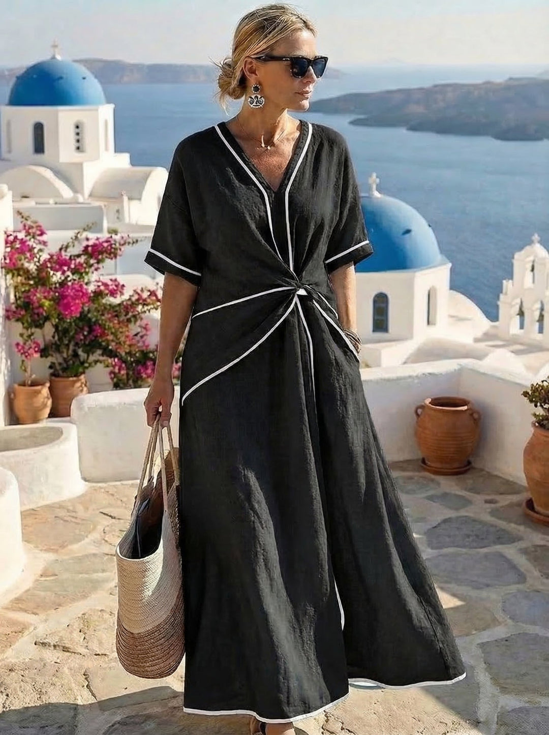 Santorini™ Sommerkleid - Leichtes Sommerkleid für jeden Anlass