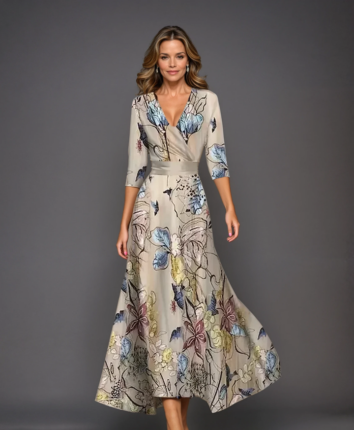 Ysa | Elegantes Kleid mit floralem Design